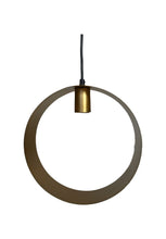 Afbeelding in Gallery-weergave laden, Hanglamp Rond -  ø30x10 - Goud - Metaal
