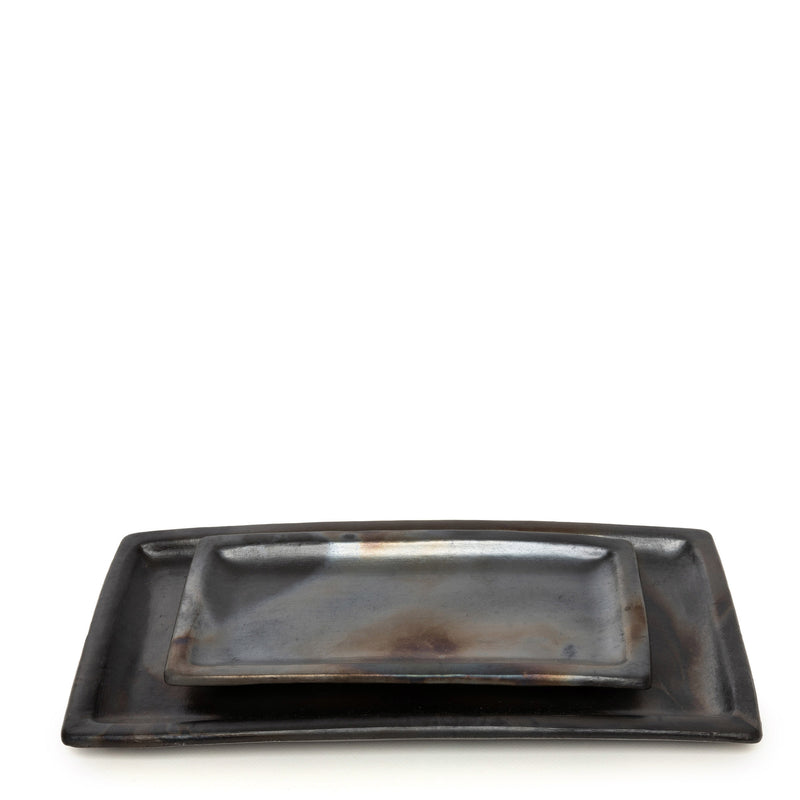 Het Burned Sushi Bord - Zwart - L