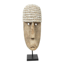 Afbeelding in Gallery-weergave laden, The Cowrie Mask on Stand - Large

