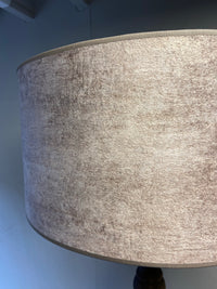 Lampenkap 45cm cilinder wit/goud 2060  PRE-ORDER
