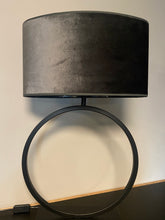 Afbeelding in Gallery-weergave laden, Lampenkap ovaal L velvet dark grey
