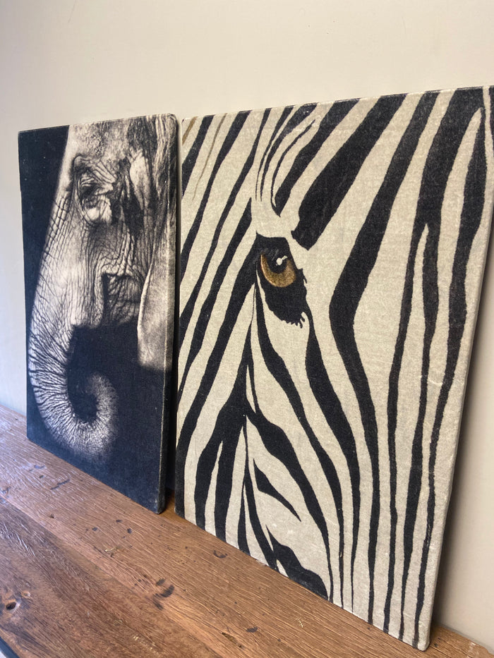 Wandpaneel olifant stof