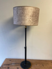 Cilinder kap 25 cm creme/goud velvet 2060