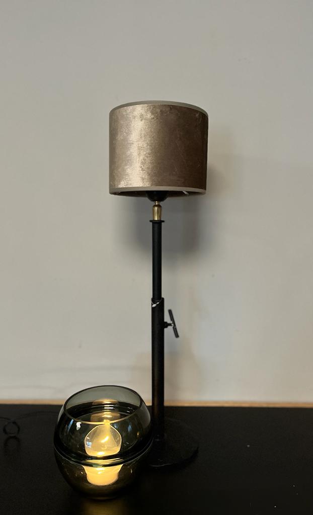 Lampenkap 15 cm cilinder 2008 champagne