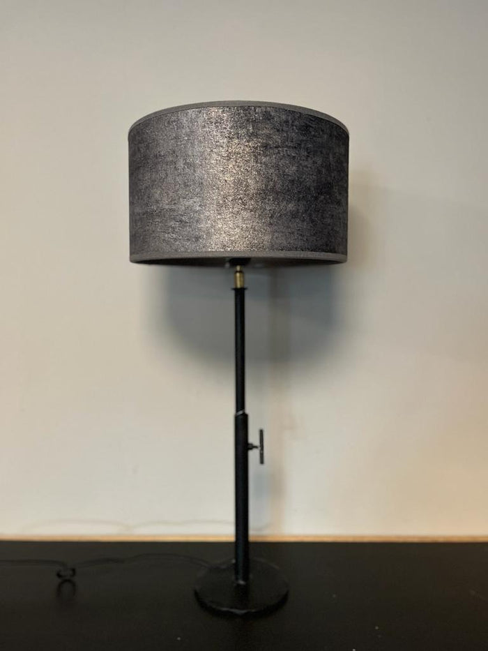 Lampenkap 30cm cilinder 2064 grey/gold