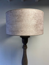 Lampenkap 45cm cilinder wit/goud 2060  PRE-ORDER