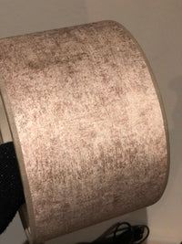 Cilinder kap 25 cm creme/goud velvet 2060