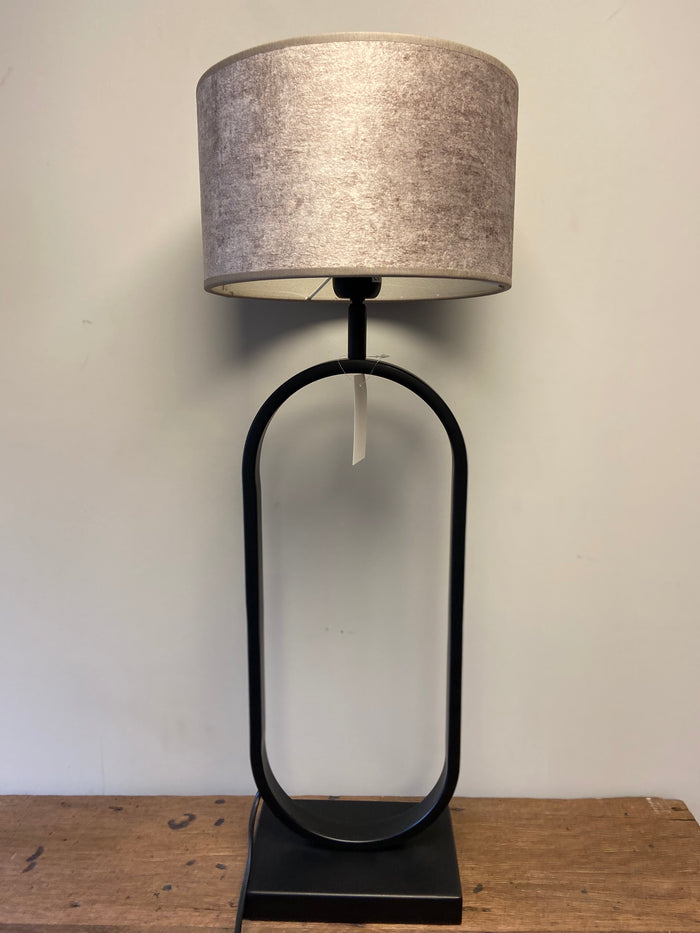 Cilinder kap 25 cm creme/goud velvet 2060