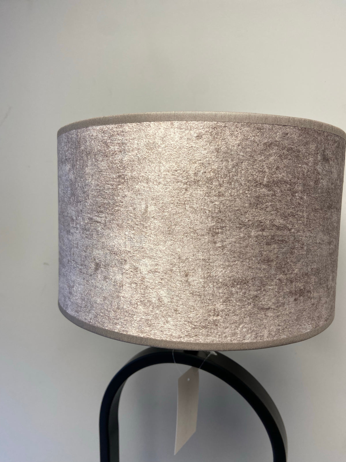 Cilinder kap 25 cm creme/goud velvet 2060