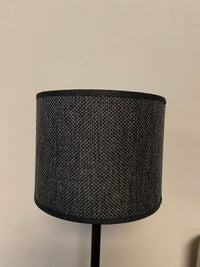Cilinderkap 15cm black/grey