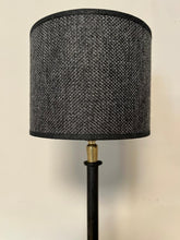 Afbeelding in Gallery-weergave laden, Lampenkap cilinder zwart/grijs gemêleerd
