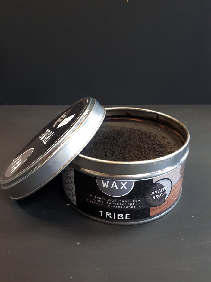 Wax tribe antiek bruin