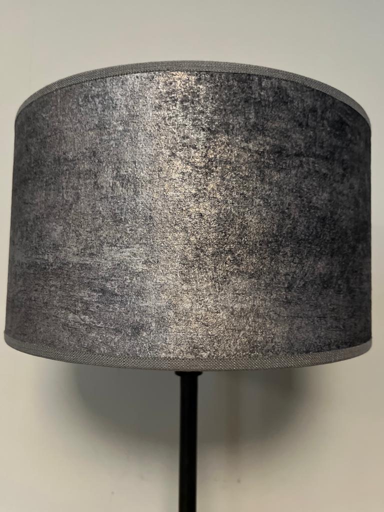 Lampenkap 30cm cilinder 2064 grey/gold
