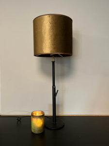 Lampenkap cilinder gold