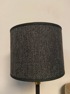 Cilinderkap 15cm black/grey