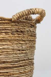 Mandenset - naturel - bananenblad - set van 2