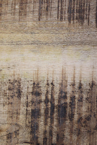 Nachtkastje - 45x35x55 - Bruin/zwart - Mangohout/Metaal
