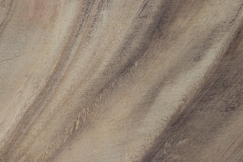 Rechthoekige eettafel - 200x80-100x75 - Naturel/zwart - Munggur