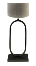Afbeelding in Gallery-weergave laden, Ronde lampenkap - 25x25x18 - Lichtgrijs - Velvet
