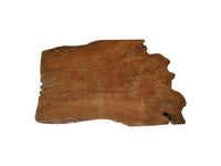 Salontafel  - 80x50x53 - Naturel - Teak/metaal