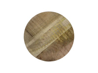 Salontafel Bern rond - ø45x38 - Naturel/zwart - Mangohout/metaal