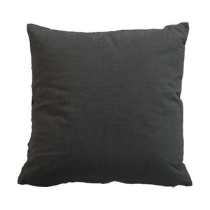 Throw Pillow - 45x45 - Light Gray - Velvet/Cotton