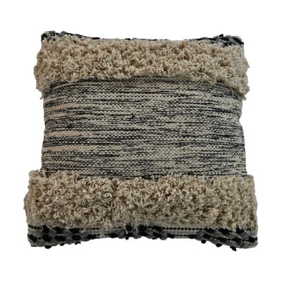 Decorative pillow - 45x45 - Natural/grey - Cotton