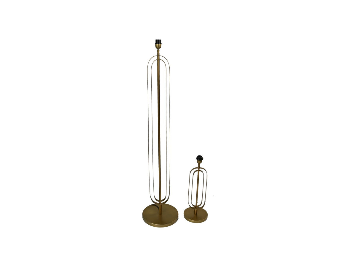 Tafellamp - 20x20x55 - Goud - Metaal