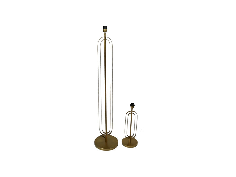 Tafellamp - 20x20x55 - Goud - Metaal