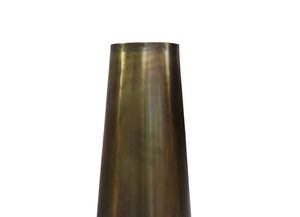 Vase Siena Large - ø26x80 - Brass antique gold - Metal