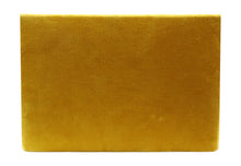 Afbeelding in Gallery-weergave laden, Vierkante lampenkap - 40x40x30 - Mosterdgeel/goud - Velvet

