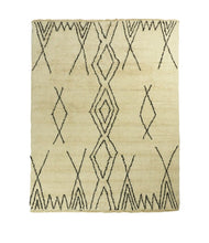 Afbeelding in Gallery-weergave laden, Vloerkleed Dubbel Ruit - 160x230 - Zwart/wit - Katoen

