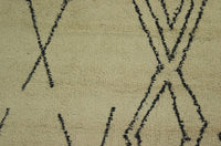 Vloerkleed Dubbel Ruit - 160x230 - Zwart/wit - Katoen