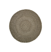 Vloerkleed - ø120 cm - raffia/zeegras - naturel