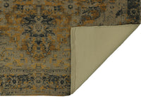 Rug Vintage - 120x180 - Yellow/grey/blue/old pink/ - Polyester