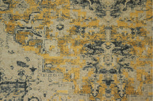 Afbeelding in Gallery-weergave laden, Rug Vintage - 120x180 - Yellow/grey/blue/old pink/ - Polyester
