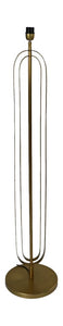 Vloerlamp rond - 30x30x140 - Goud - Metaal