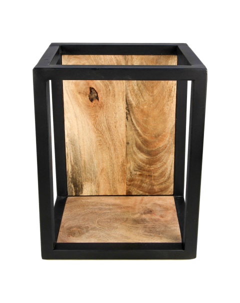 Wandbox Levels - 25x35 cm - mangohout/ijzer