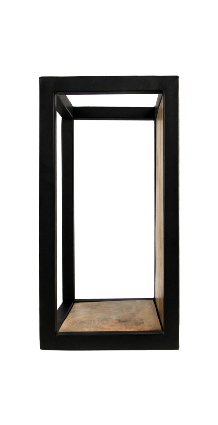Wandbox Levels - 25x35 cm - mangohout/ijzer