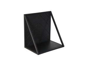 Wall shelf Verona - 30x20x30 - Black - Mango wood/metal