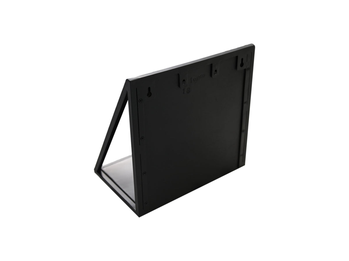 Wall shelf Verona - 30x20x30 - Black - Mango wood/metal