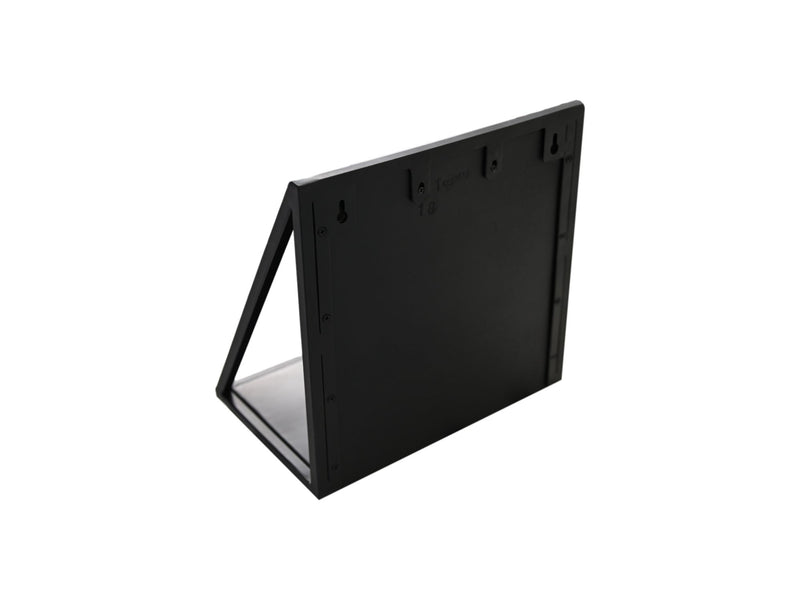 Wall shelf Verona - 30x20x30 - Black - Mango wood/metal