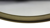 Wandspiegel Fletcher Rond - ø50 - antique gold - Metaal/glas